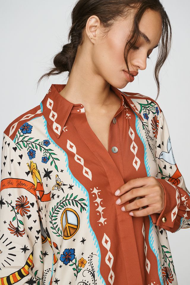 Hope for Flowers by Tracy Reese French Cuff Shirt #3