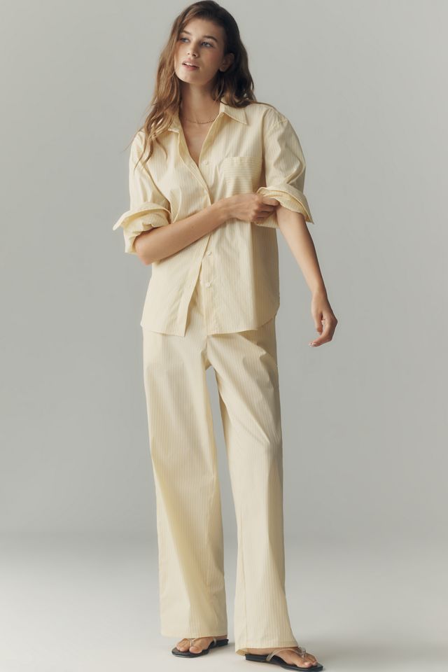 Good American Stretch Poplin Buttondown Shirt #3