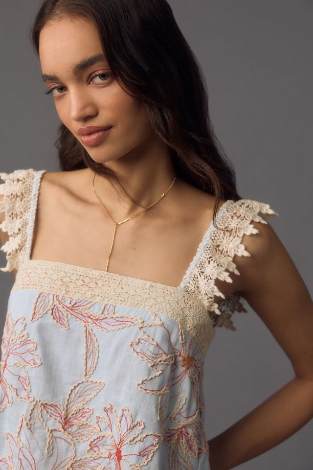 Especia Crocus Linen Top #3