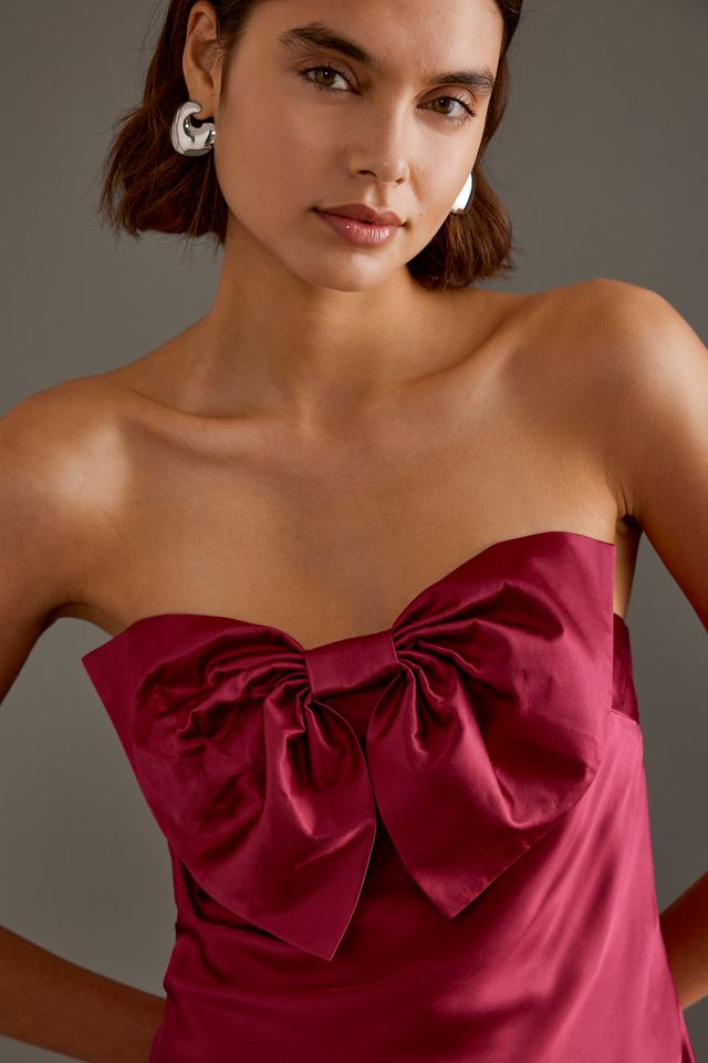 Haut bandeau à nœud en satin #3