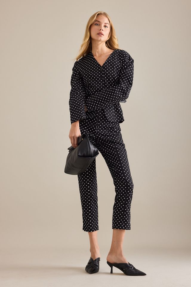 Blusa de Lunares con Cuello en V By Anthropologie #4