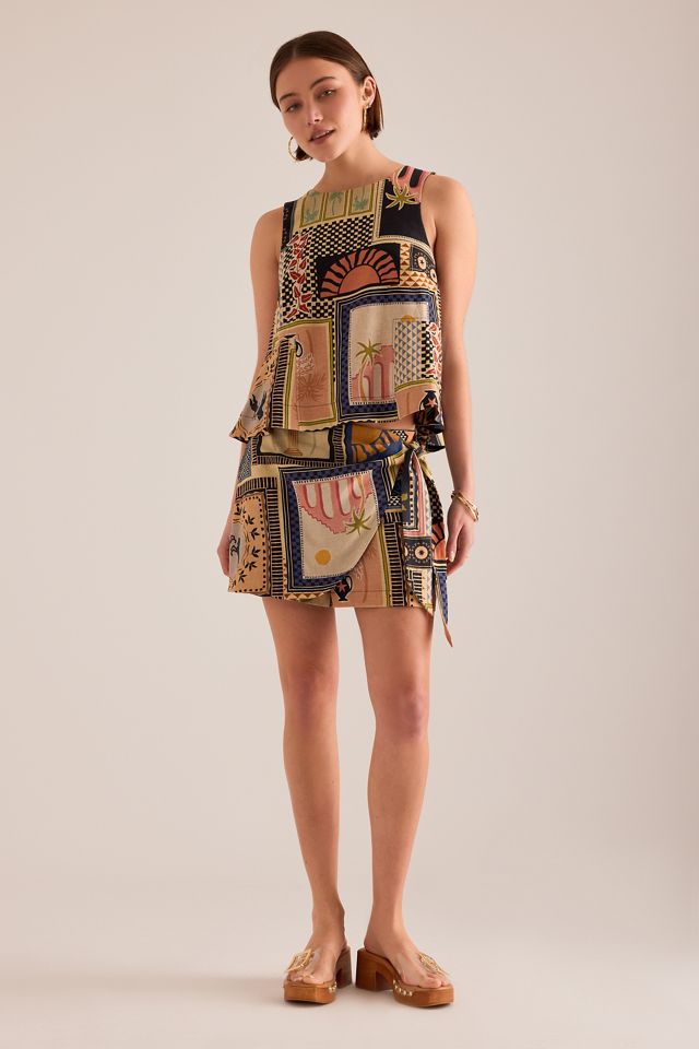 By Anthropologie Swing-Top aus Leinenmischung #1