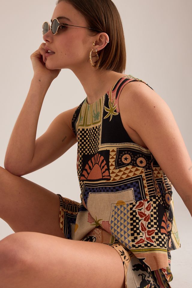 By Anthropologie Swing-Top aus Leinenmischung #2