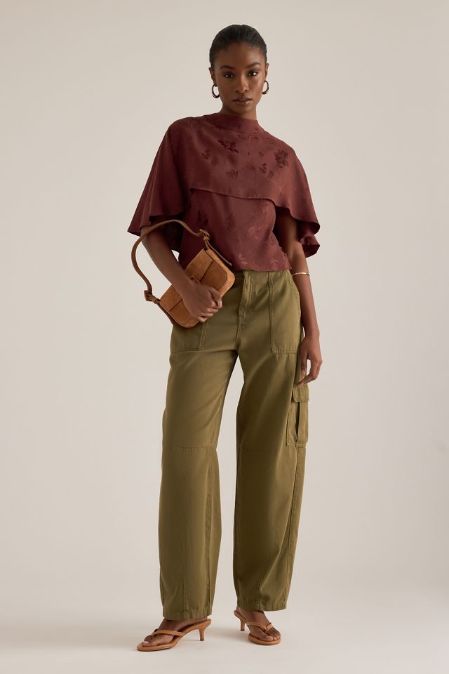 Top Capa de Jacquard Floral By Anthropologie #2