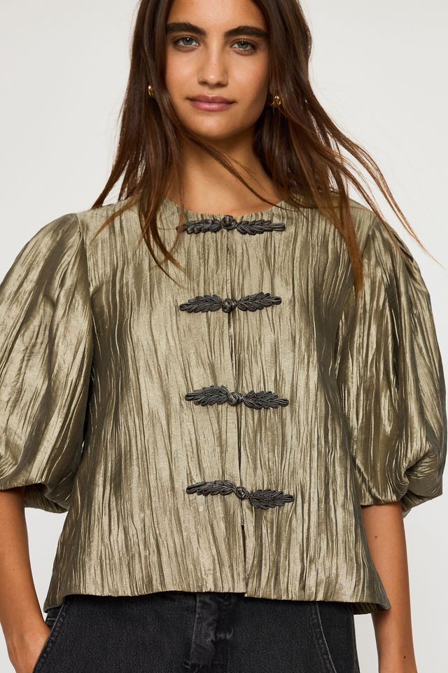 Camicetta con Bottoni a Rana By Anthropologie #2