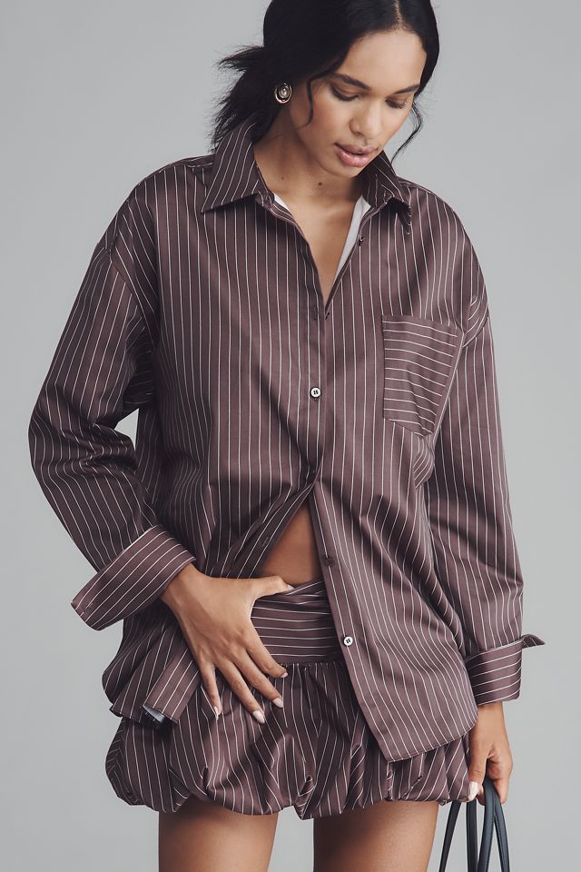 SER.O.YA Kiera Buttondown Top #1