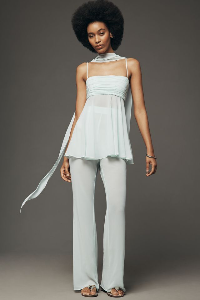トップス ta ara SER.O.YA Tamara Sheer Top | Anthropologie
