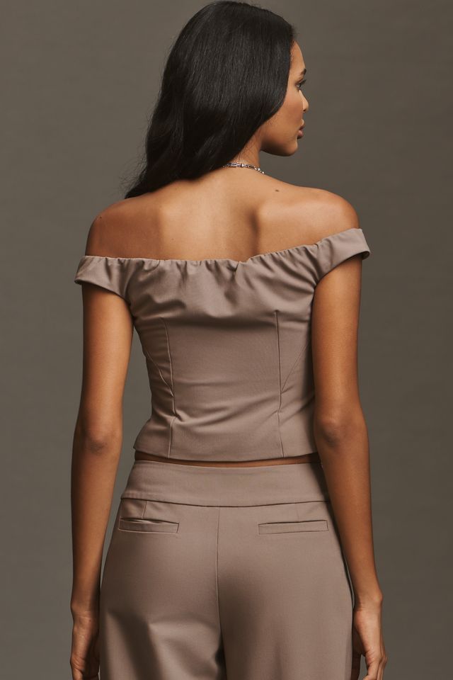 SOVERE Kennedy Off-The-Shoulder Top #1