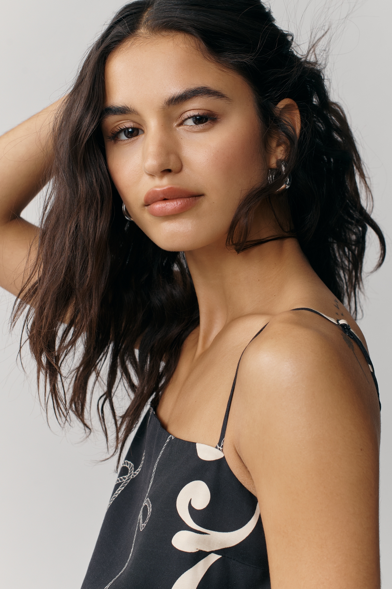 MON RENN Savanna Square-Neck Tank