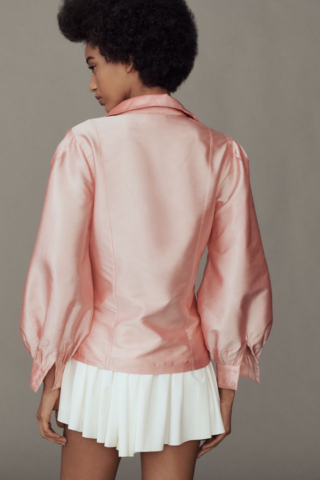 Mille Adeline Balloon Sleeve Buttondown Blouse #1