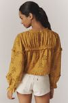 Mille Thea Eyelet Long-Sleeve Top