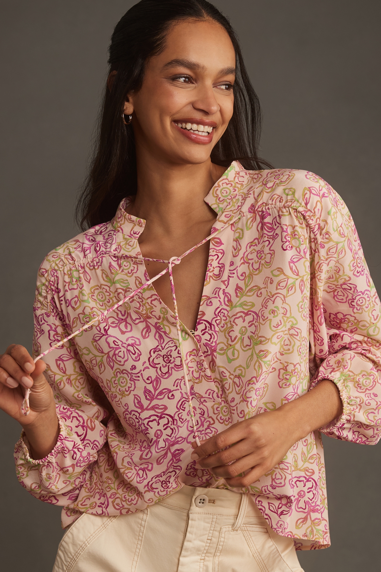 Joie Mercer Popover Blouse