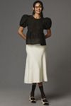 Mittoshop Mineral Wash Gauze Babydoll V-Neck Oversized Blouse