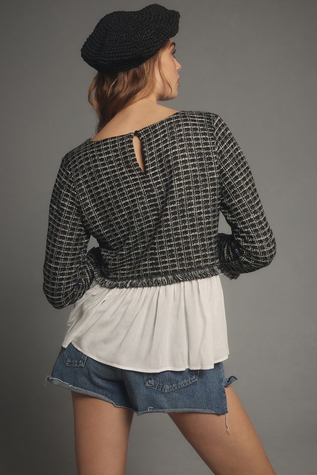 Maeve Tweed Twofer Top #2