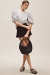 Maeve Puff-Sleeve Boatneck Top