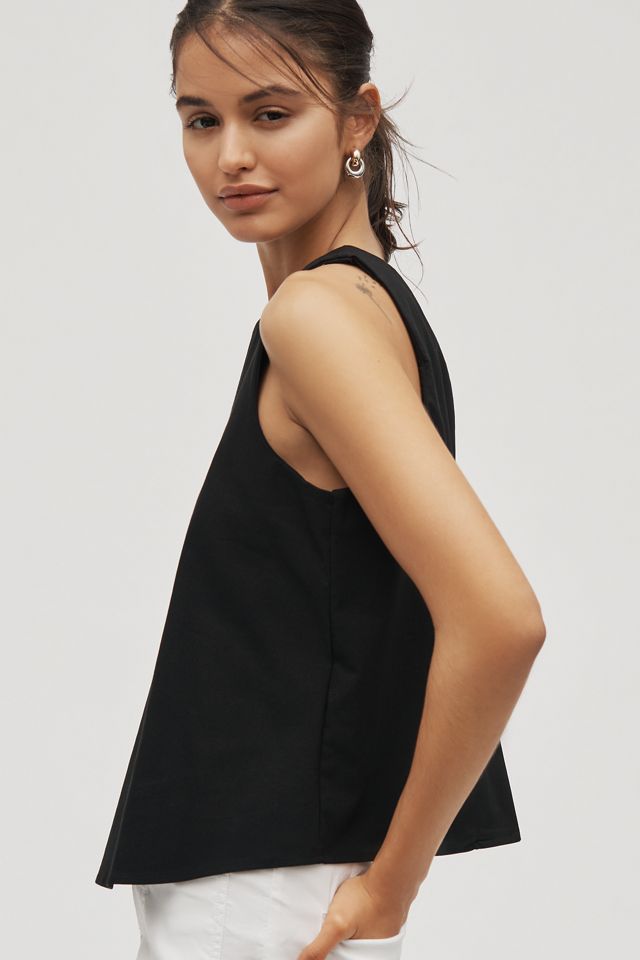 Maeve Sleeveless Cross-Back Top #2