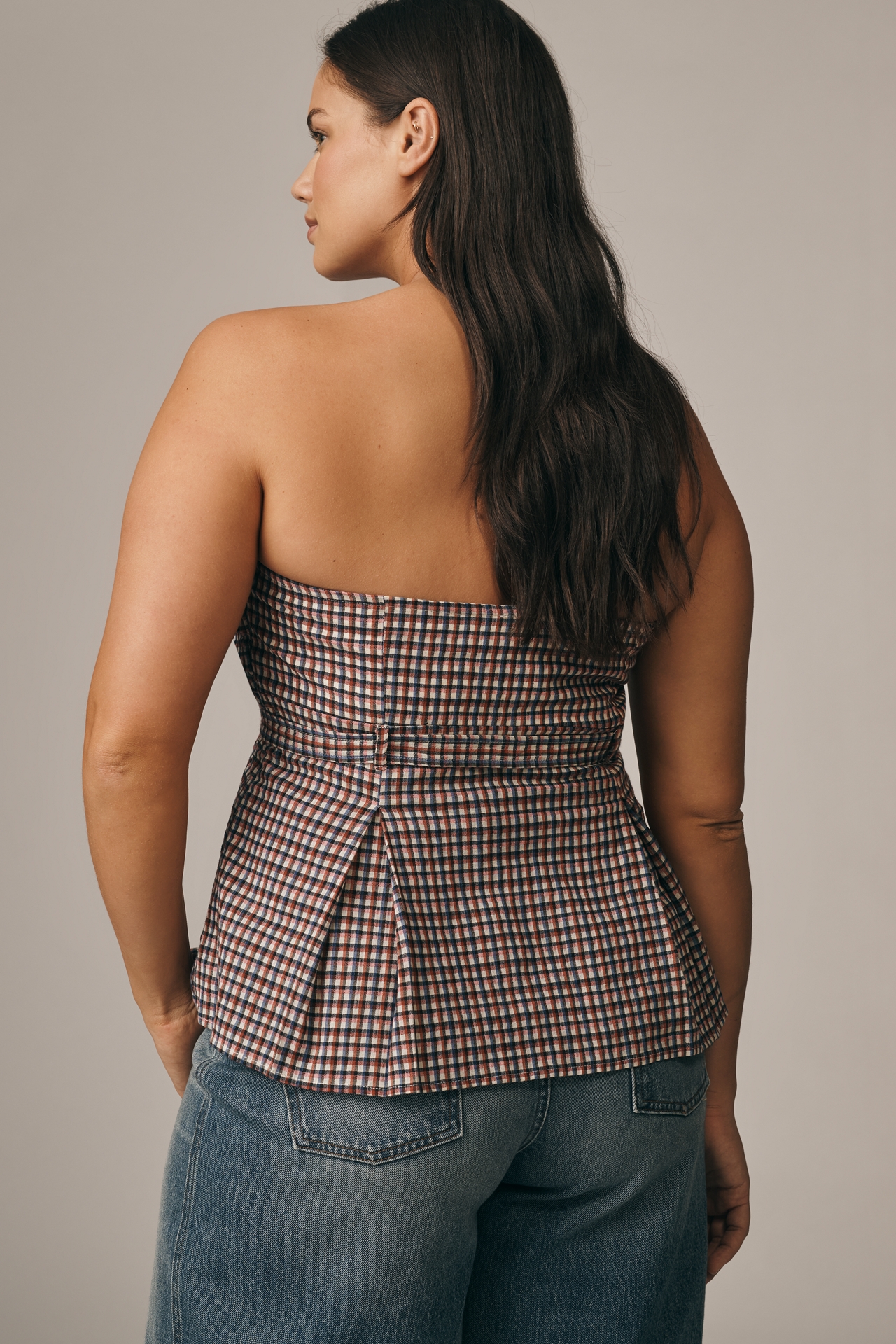 Maeve Strapless Belted Tube Top