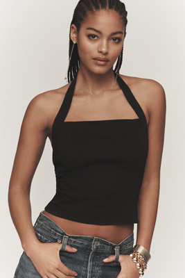 Structured Halter Top