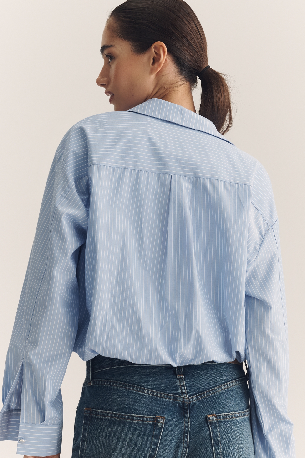Maeve Long-Sleeve Layered Twofer Shirt