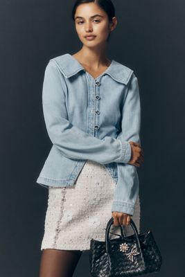 Seventy + Mochi Long-Sleeve Bette Buttondown Shirt