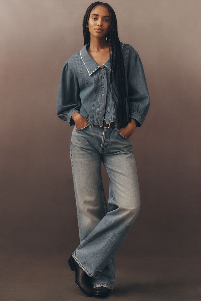 Seventy + Mochi Talia Puff-Sleeve Blouse | Anthropologie