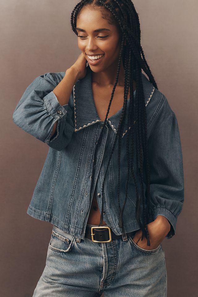 Seventy + Mochi Talia Puff-Sleeve Blouse | Anthropologie