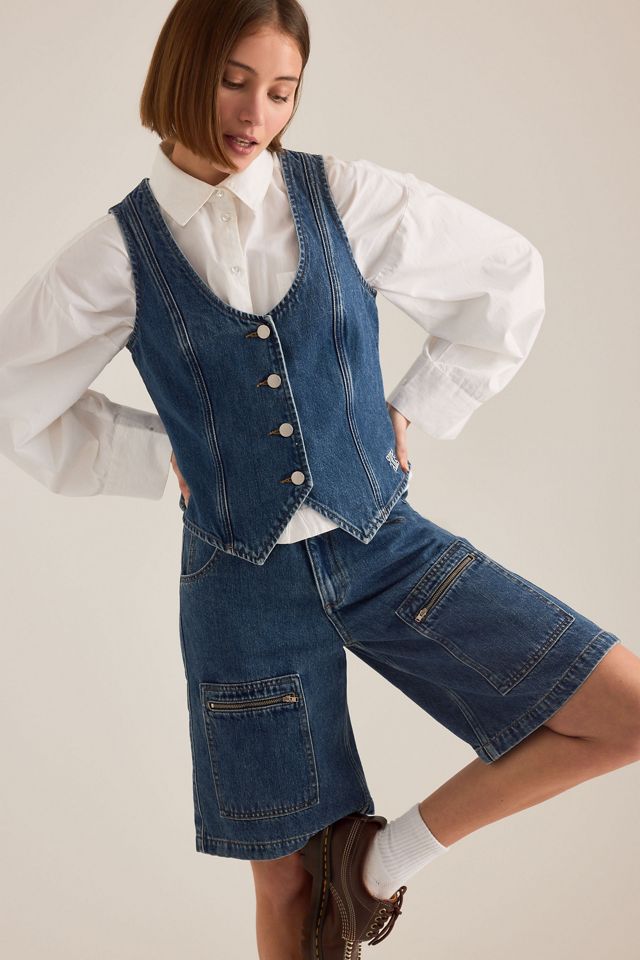 Seventy + Mochi Gilet en denim Kiki Phoenix #3