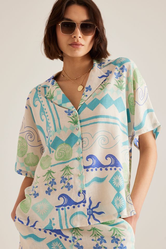Nobody's Child Rhian Short-Sleeve Printed Shirt #3