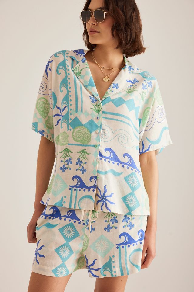 Nobody's Child Rhian Short-Sleeve Printed Shirt #4