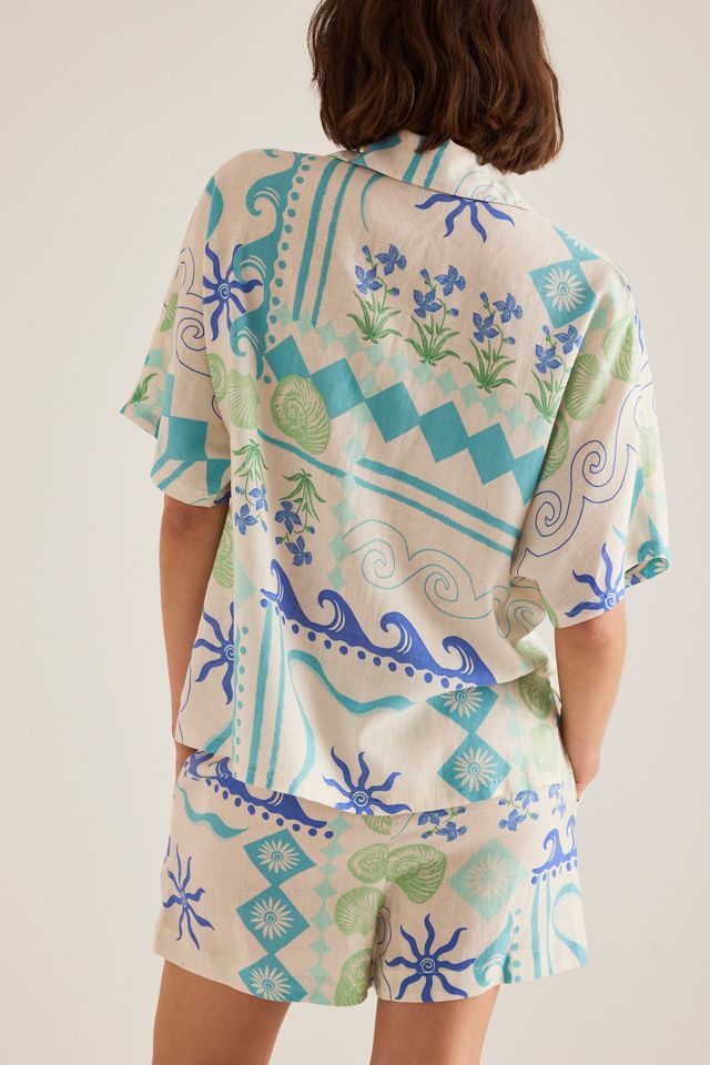 Nobody's Child Rhian Short-Sleeve Printed Shirt #1