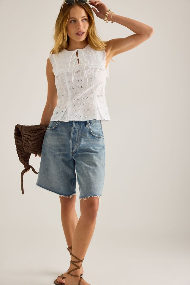 Nobody's Child Bella Broderie Tie-Front Top #4