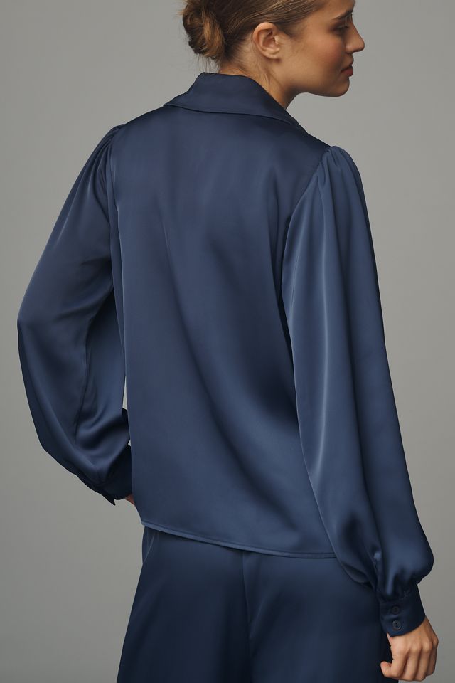 Exquise Bristol Satin Buttondown Shirt #1