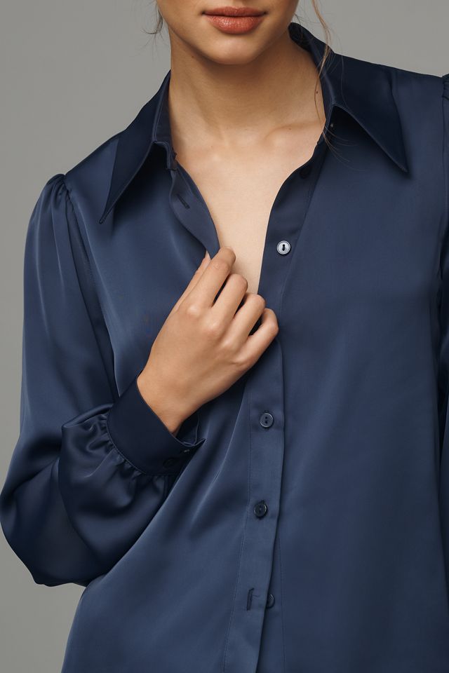 Exquise Bristol Satin Buttondown Shirt #2
