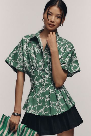 ASTR The Label Lorene Strapless Tweed Top