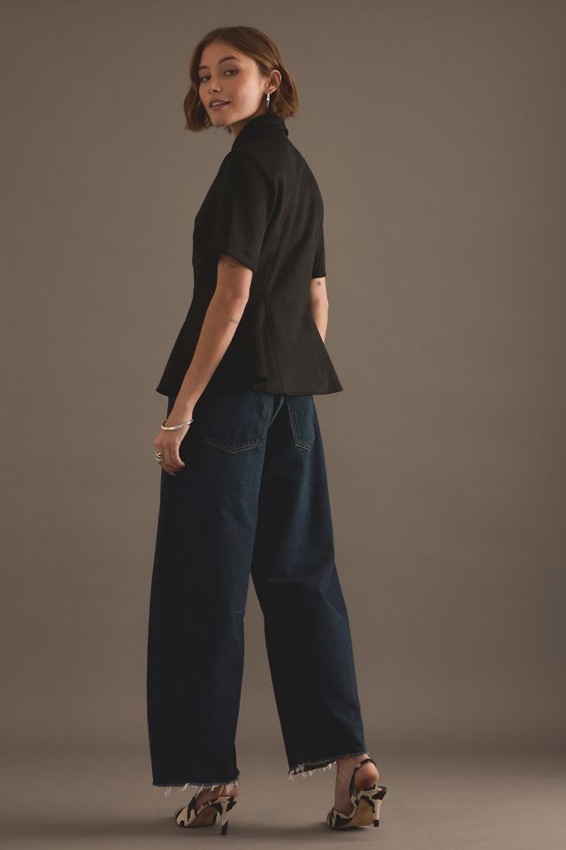 Exquise Nara Faux-Suede Blouse #1