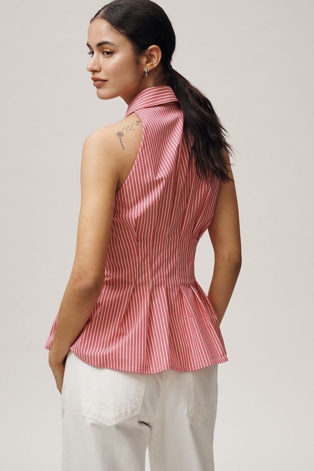 Exquise Tobie Poplin Halter-Neck Top #2
