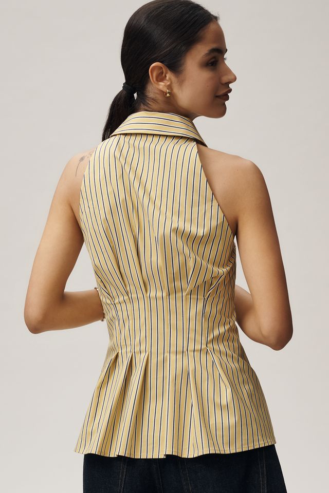 Exquise Tobie Poplin Halter-Neck Top #2