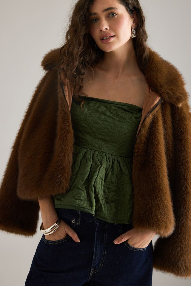 HELMSTEDT Emilie Quilted Peplum Top #4