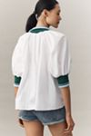 Maeve Sporty Henley Swing Top