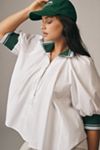 Maeve Sporty Henley Swing Top