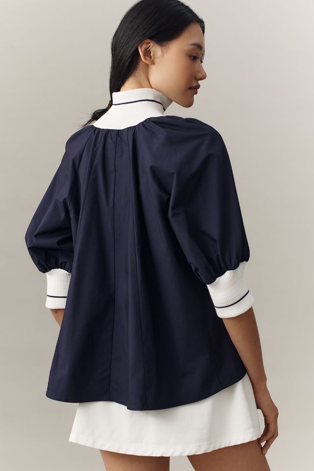 Maeve Sporty Henley Swing Top #2