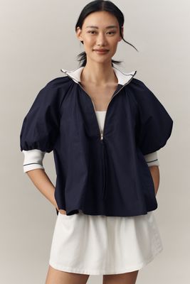 トップス sophia Luxefleece 1/4 Zip Sweatshirt - Brilliant White | MPG Sport