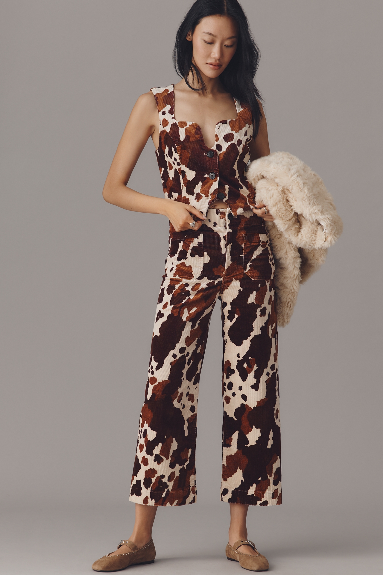 Maeve Long-Sleeve Button-Front Blouse