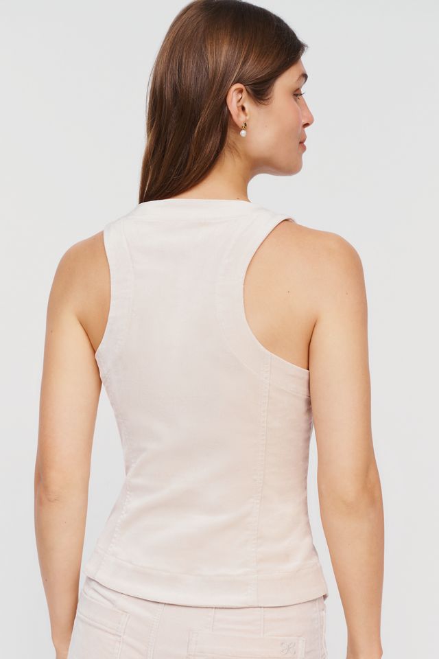 Halsey Slim Button-Front Vest #2