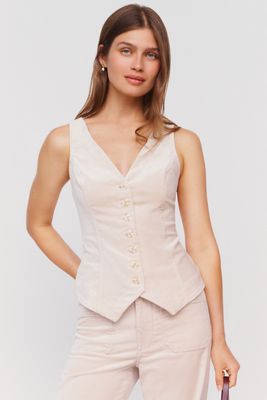 Halsey Slim Button-Front Vest