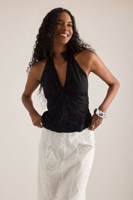 Top Halter Fruncido Dora LAAGAM