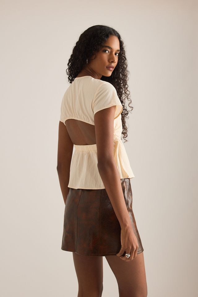 LAAGAM Raven Draped Blouse  #3