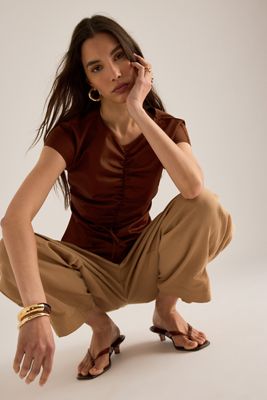 LAAGAM Simone Ruched Top