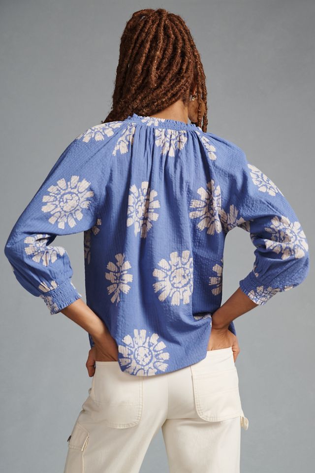 The Odells Batik Printed Blouse #1