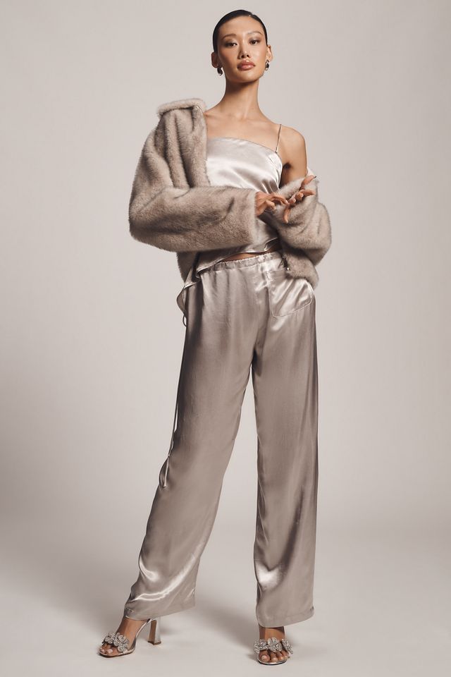 Tyler McGillivary Satin Asymmetrical Top #2